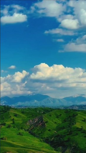 Paisajes de Colinas Verdes en 4K | Relajación Profunda con Naturaleza | #calma #癒し#shortsfeed
