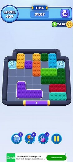 Color Block Jam Level 407 Short Walkthrough