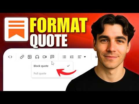 How To Format A Quote In Substack (Tutorial 2026)