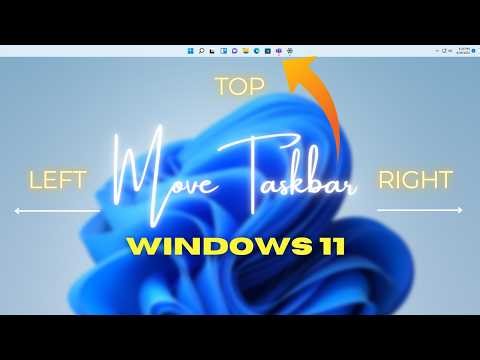 How to Move Taskbar in Windows 11 (Top, Left, Right) | Easy Trick 2026