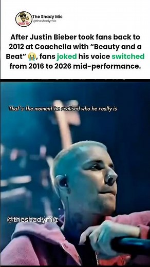 Justin Bieber’s Voice Changed Mid-Performance at Beauty and a Beast Coachella 2026 #justinbieber