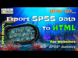 Export SPSS Output to HTML