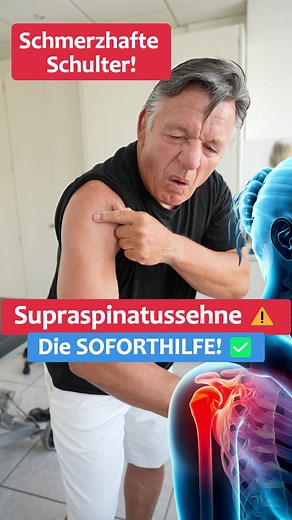 Supraspinatussehne: Tipps gegen Schulterschmerzen