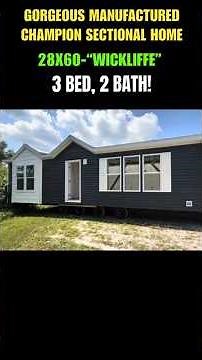 Gorgeous Premium Manufactured Champion Sectional Home #manufacturedhome #mobilehome