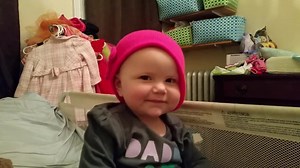 Guess who just learned to put her own hat on? | Sweet Sally Sunshine