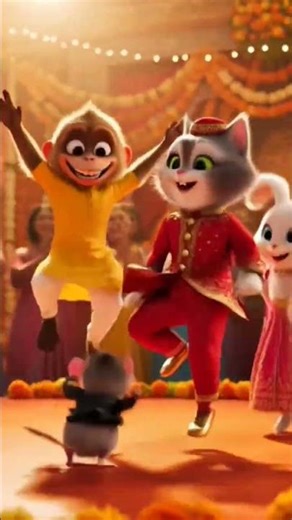 wedding dance 💃🐇🐁🐱 #funny #cartoon