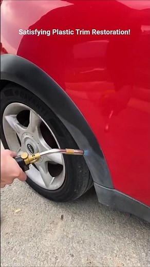 25 Million Views! Restoring Faded Plastic Trim With Heat! 🔥