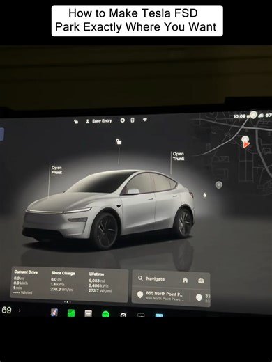 How to Make Tesla FSD Park Exactly Where You Want #tesla #teslatips #modely #model3 #teslaowners #electriccar #teslabattery #teslamodel3 #teslamodely #evowners #batteryhealth #teslacare #electricvehicles