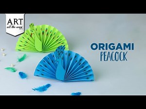 Origami Peacock Tutorial | Easy Paper Bird Craft for Beginners & Kids