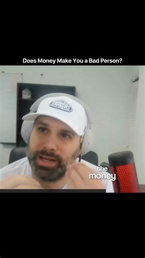 Money makes you a bad person… @DoronLeviREI