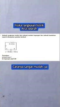 fisika listrik arus searah #videoshort