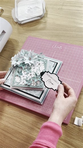 Lets make a gorgeous card using our new Relative stamp and die set 💙 Watch this tutorial and make sure to save for later 👀 Shop our new relative set here https://www.chloescreativecards.co.uk/collections/new-in | Chloes Creative Cards