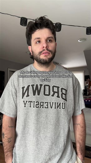 It can feel like the hardest thing to avoid a compulsion, to avoid seeking reassurance, to avoid discomfort. Sometimes it gets to a point where you’re so tired you have no energy to engage. That is where recovery resides. OCD recovery lies in the discomfort, the avoidance of compulsions, not engaging with the thoughts but rather co-existing with them. You got this. #ocd #obsessivecompulsivedisorder #ocdtok #ocdproblems #intrusivethoughts