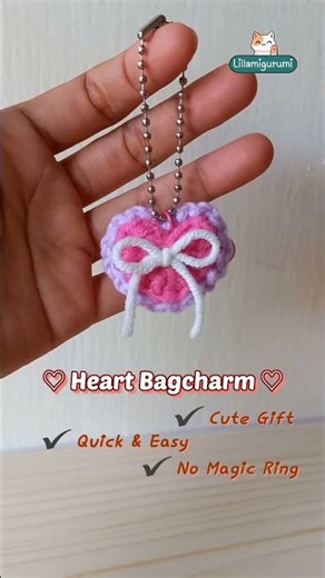 No MAGIC RING Heart Bagcharm or Keychain in less than 10 minutes!