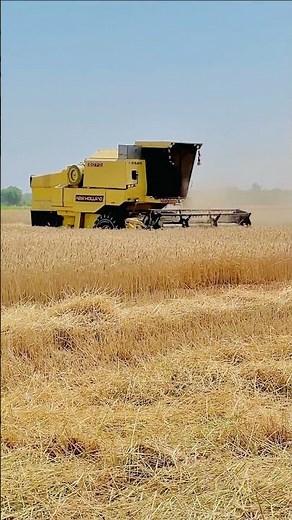 Driving the World's Largest Combine Harvester