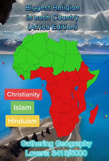 Religious Diversity in Africa: Mapping Christianity, Islam, and Hinduism