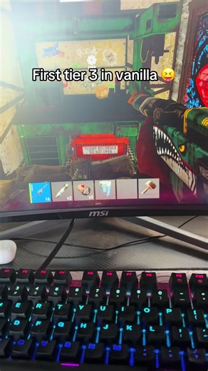 First tier 3 in vanilla (250 hours in the game) #vanillarust #tier3 #auservers #rust #fyp