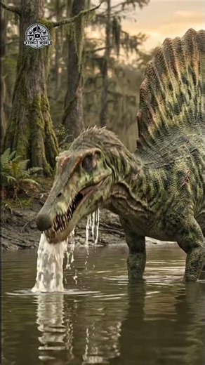 Spinosaurus: The Sail-Backed River Monster that ruled ancient rivers 100 million years ago #wildlife