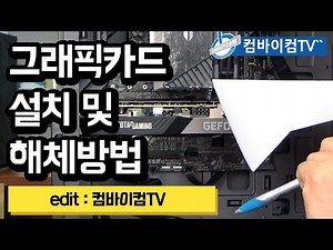Detailed instructions for installing and removing graphics cards
