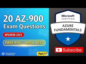 Azure Fundamentals AZ 900 Real Exam Questions 2025- Part-11