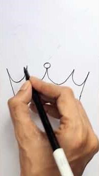 How to draw a crown easy for beginners #drawingtutorial