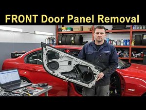 BMW E90 E91 E92 FRONT Door Panel Removal (3-Series DIY Fix Window Regulator/Speaker)