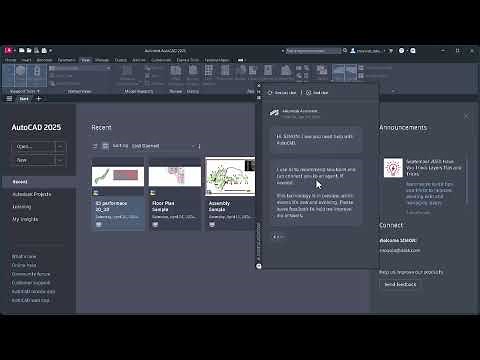 Autodesk Assistant: Enhanced with AI - What's New in AutoCAD 2025.0.1 Webinar