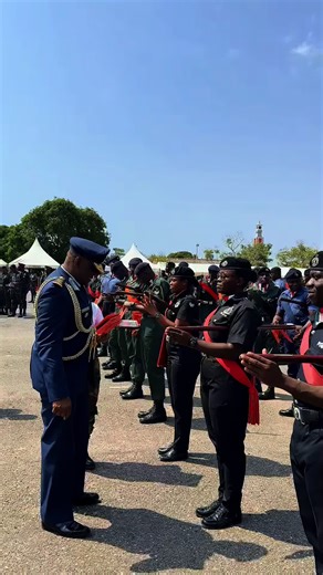 Ghana Police has the best Female Drill Instructors #womeninuniform #policewomen #drillinstructor #julianaakowuah #pulselinkmedia