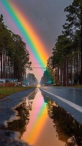 The road to the rainbow 😍 📍 Panama City, Florida 🇺🇸 | Sunrise to Sunset