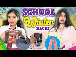 School Hacks In Winter - Teacher vs Students | Back To School | Anaysa