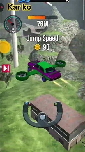 Flying Wheels Evolution” mein speed, kar ko Uda Diya 🏎️💨.कार को उड़ा दिया है