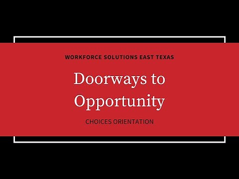 Choices Program Orientation