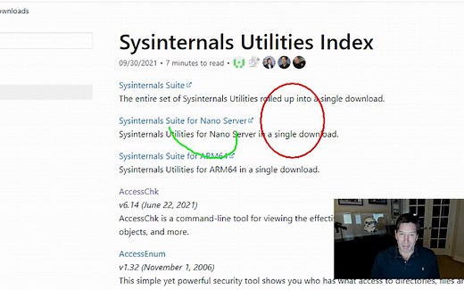 Sysinternals概述 - 微软，工具，实用程序，演示