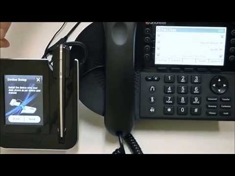 How to install an EHS cable for remote answering on a ShoreTel Telephone