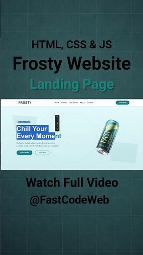 Build a Full Cold Drink Shop Website in React Js | Fast Code