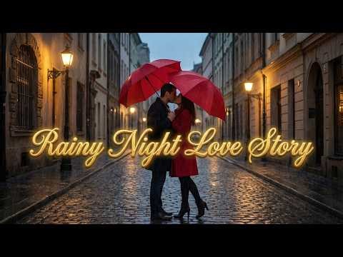 Rainy Night Love Story ☔ Romantic Sleep Story with Rain Sounds