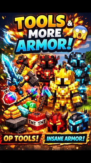 🔥 Minecraft me OP Tools & Mods! | New Amazing Tools Addon 😱