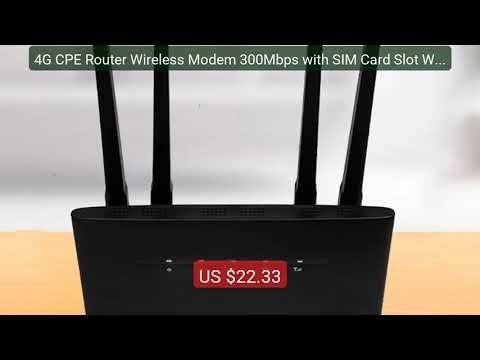 4G CPE Router Wireless Modem 300Mbps with SIM Card Slot WIFI Router... — Top Rated 2026 | Buy Now!