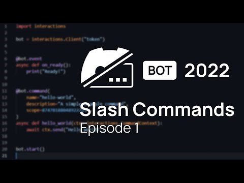 How to code a Discord bot with Slash Commands! [interactions.py ep1]