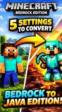 4 Secret Settings That Make Minecraft Bedrock Look Like Java! 🤯”