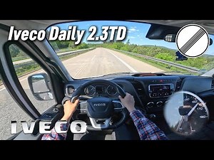 2022 Iveco Daily 2.3 TD (160 hp) - POV Test drive On the German Autobahn