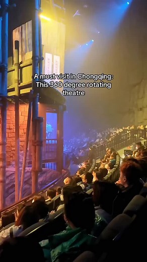 📍 Chongqing 1949 Grand Theatre 🎭 Not only does the stage rotate, but so does the AUDIENCE seating area! 👀#chongqing #chinatravel #chongqingtravel #musical #tripcom | Fascinatinghistoricworld