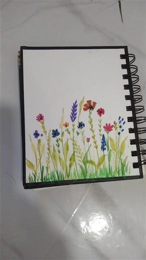 water color flower 🌸#youtubeshorts #art #shortsvideo