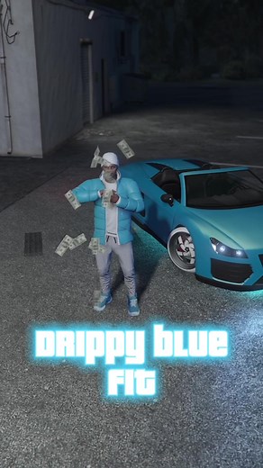 Clean Baby Blue Fit On GTA Online❄️ #fyp #foryou #gta5 #gta #gtaoutfits #gtaoutfit #drip #gtatutorial