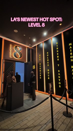 Experience LA's latest dining sensation at Level 8