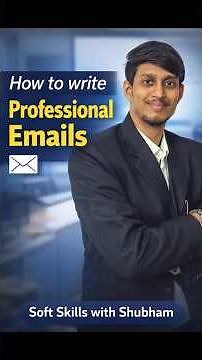 Professional Email | Email Writing Skills| #Softskillswithshubham #youtubeshorts #englishspeaking