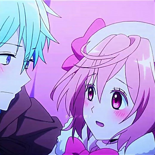 Giving Blue Hair and Pink Hair Romance Era💔| Romance Anime Highlights!