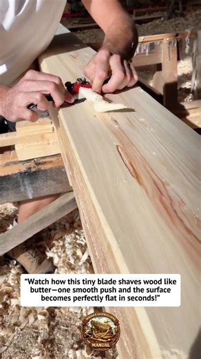 This Tiny Wood Planer Trick Will Blow Your Mind 🤯 Perfect Edges #woodworking #DIY #tools