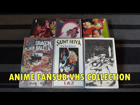 Old School Fansub Anime VHS Collection