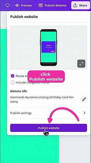 Share your Canva Code the right way